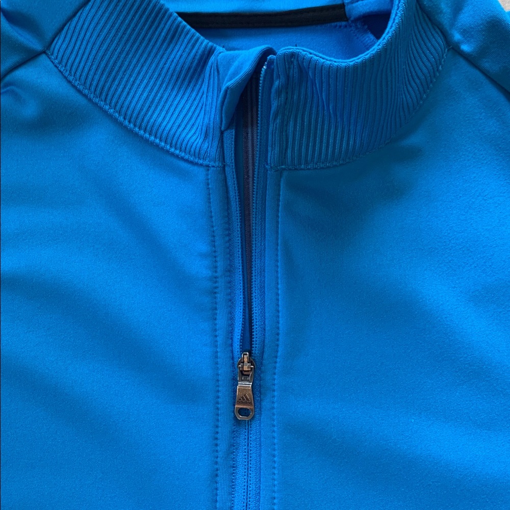 Men’s Adidas Ultramarine 1/4 Zip golf Pullover - Picture 3 of 10